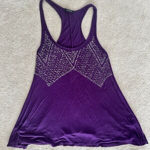 UK2LA sequinned tank top